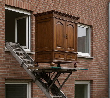 Antiek kast verhuizen