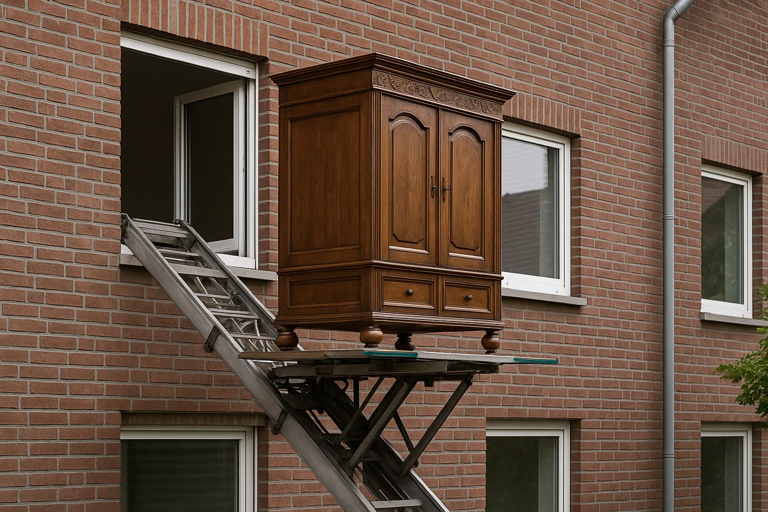 Antiek kast verhuizen